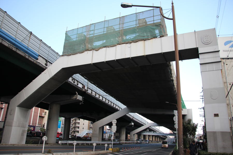 大阪モノレール延伸側末端軌道 門真市