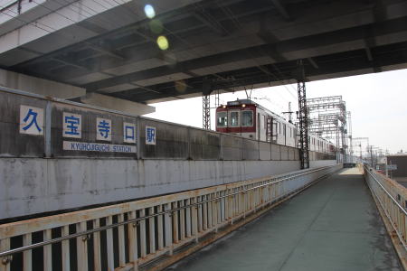 大阪モノレール延伸計画ルートの南、久宝寺口駅