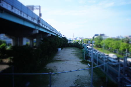 大阪モノレール新駅、鴻池新田駅建設予定位置