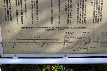 旭町陸橋の工事概要平面図