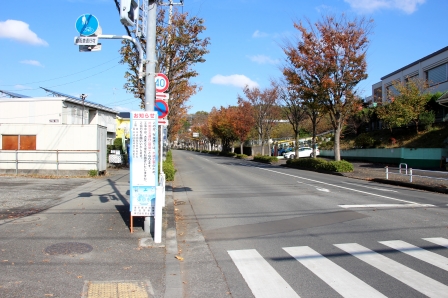 町田3・4・20号線は小山田桜台へと進む