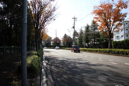 町田3・3・36号モノレール延伸ルートへと続く道路