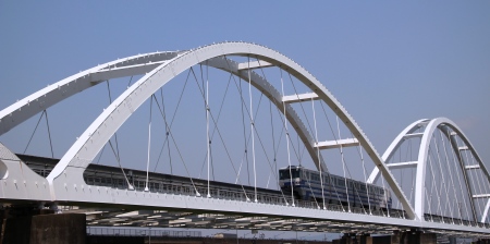 大阪モノレールの淀川モノレール橋