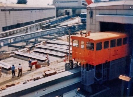 大阪モノレール工作車車庫の昔