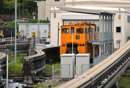 大阪モノレール工作車車庫18番線の現在