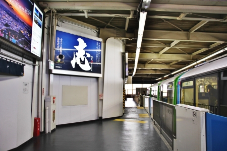 東京モノレール浜松町駅世界貿易センタービル側の2017年3月現在の様子