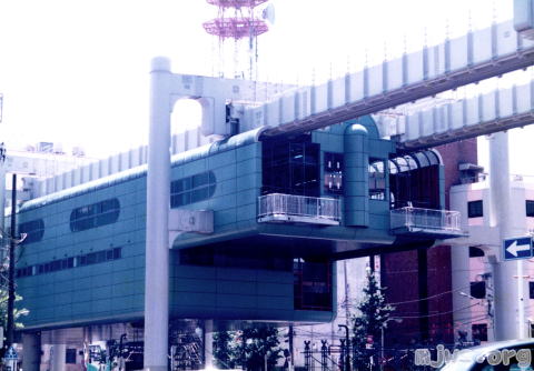 建設中の千葉モノレール1号線栄町駅