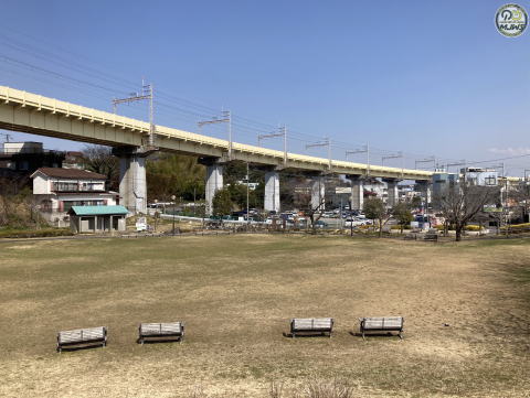 成田山モノレールの新成田駅付近の想定ルート