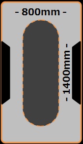 日立中型モノレール軌道桁のサイズ